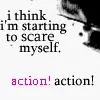 scare myself