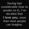 i love you