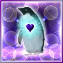 Penguin with heart