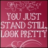 look pretty
