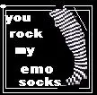 emo socks