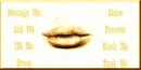 gold lips