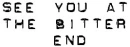 Bitter End