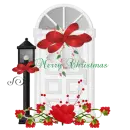 MERRY CHRISTMAS WITH CHRISTMAS DOOR