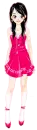 pink dress