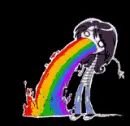 Vomiting rainbows