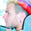 jeff hardy picture in a car