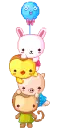 animal tower