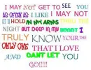 i may not....