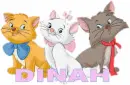 Aristocats with Dinah