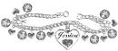 bracelet diamond name-Jessica