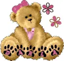 Brown bear with Darla name