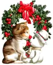 Christmas kitty