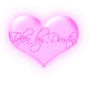 Dustin pink blinking heart 
