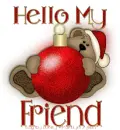 Hello Christmas TeddyBear