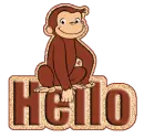 curious george hello