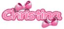 Christina.. pink bows!
