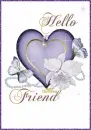 Hello Friend heart