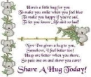 hugs chain comment