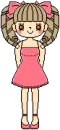cute pink dress
