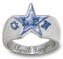dallas cowboys blue star ring glen