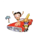 Betty Boop being wild