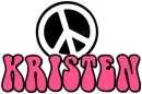 Kristen Peace Sign