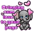 BRINGING luv to your page elepnt