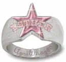 dallas cowboys pink star ring esther