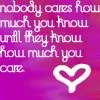 Nobody Cares