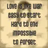 Love is like war
