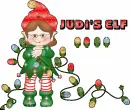 Elf with lights and Judi name