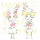 sakura naruto with strawberryes and cake