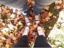 Feet in Leaves