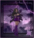 Purple Goth Fairy