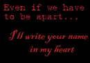 in my heart