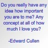 Edward Cullen Quote