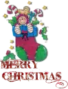 MERRY CHRISTMAS STOCKING