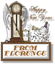 FATHER TIME AND CLOCK