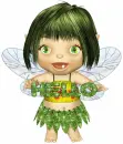 Fairy with hello text