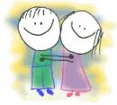 friends hug