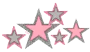 Stars... pink and silver