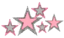 Stars... pink and silver
