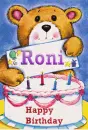 Happy Birthday Bear Roni