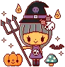 HOTCHOCO  HALLOWEEN GIRL