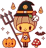 HOTCHOCO  HALLOWEEN GIRL