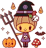 HOTCHOCO  HALLOWEEN GIRL
