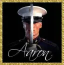 Marine Corp Soldier (glitter boarder)- Aaron