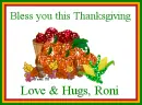 Bless you this thanksgiving - Roni
