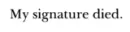 Signature